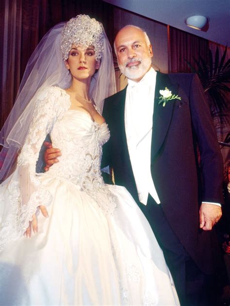 celine dion hochzeitskleid|celine dion wedding.